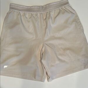 Fabletics men's shorts with built in liner, size medium